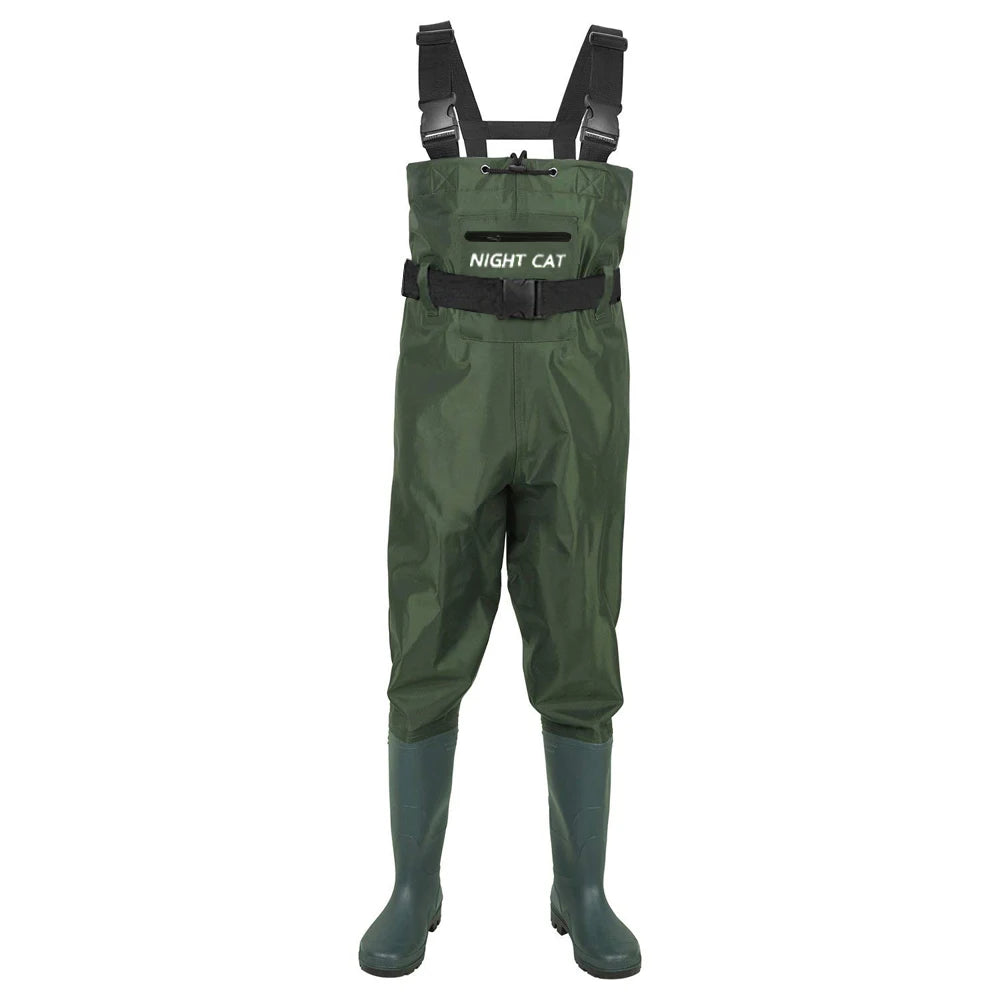 Night Cat Waterproof Chest Waders With Boots For Fishing