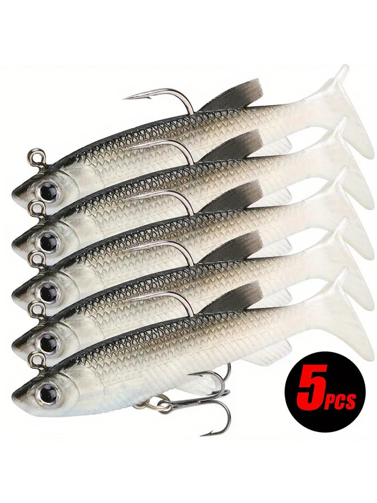 Realistic Soft Bait Sharp Hook Freshwater Saltwater Fishing