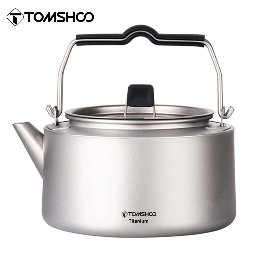 Portable Titanium Camping Ultralight Kettle For Outdoor Hiking And Picnic