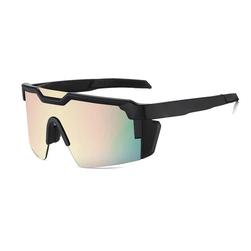 Unisex UV400 Outdoor Sports Cycling Sunglasses With Protective Plastic Frames