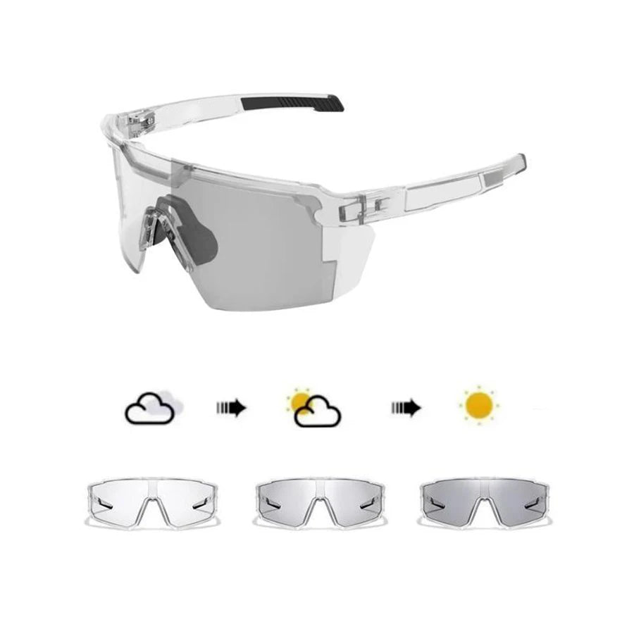 Unisex UV400 Outdoor Sports Cycling Sunglasses With Protective Plastic Frames