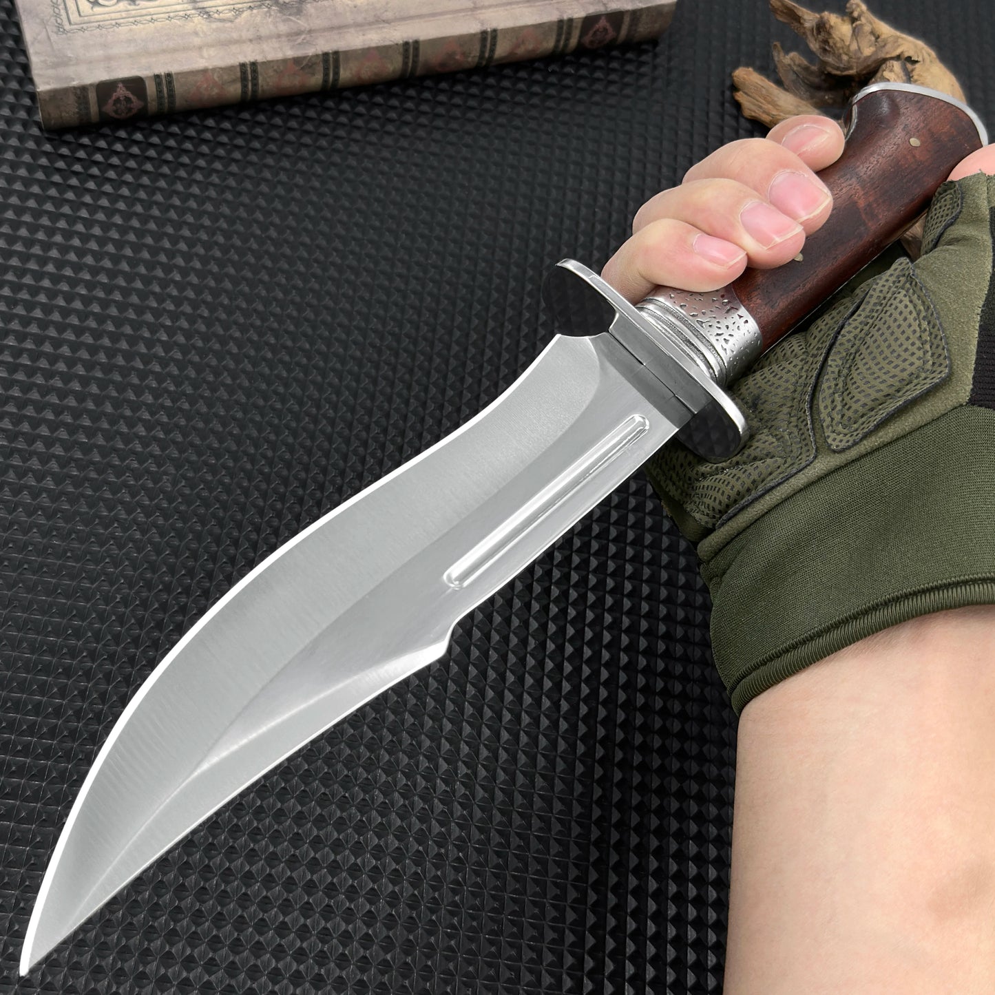 Gdekls Stainless Steel Multi Tool Knife With Wooden Handle