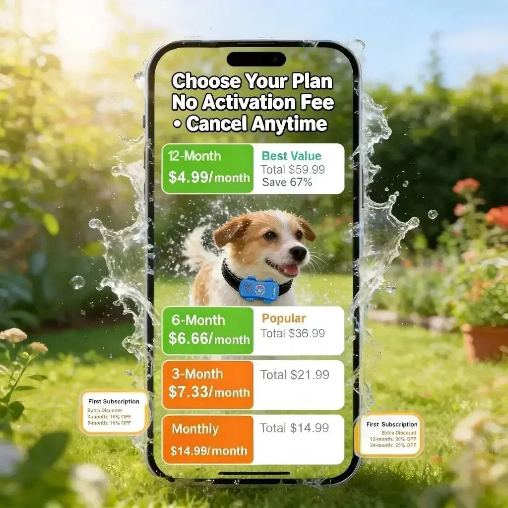 Wanwaytech 4G GPS Pet Tracker Real Time Tracking Waterproof Device
