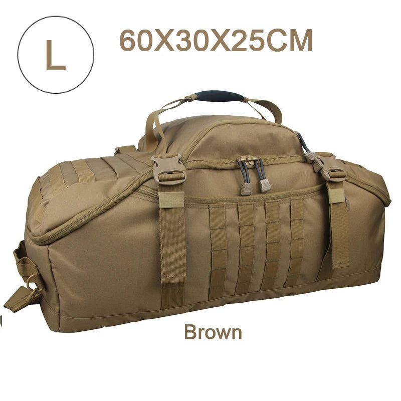 LQARMY Tactical Backpack With Molle Pockets For Travel Hiking