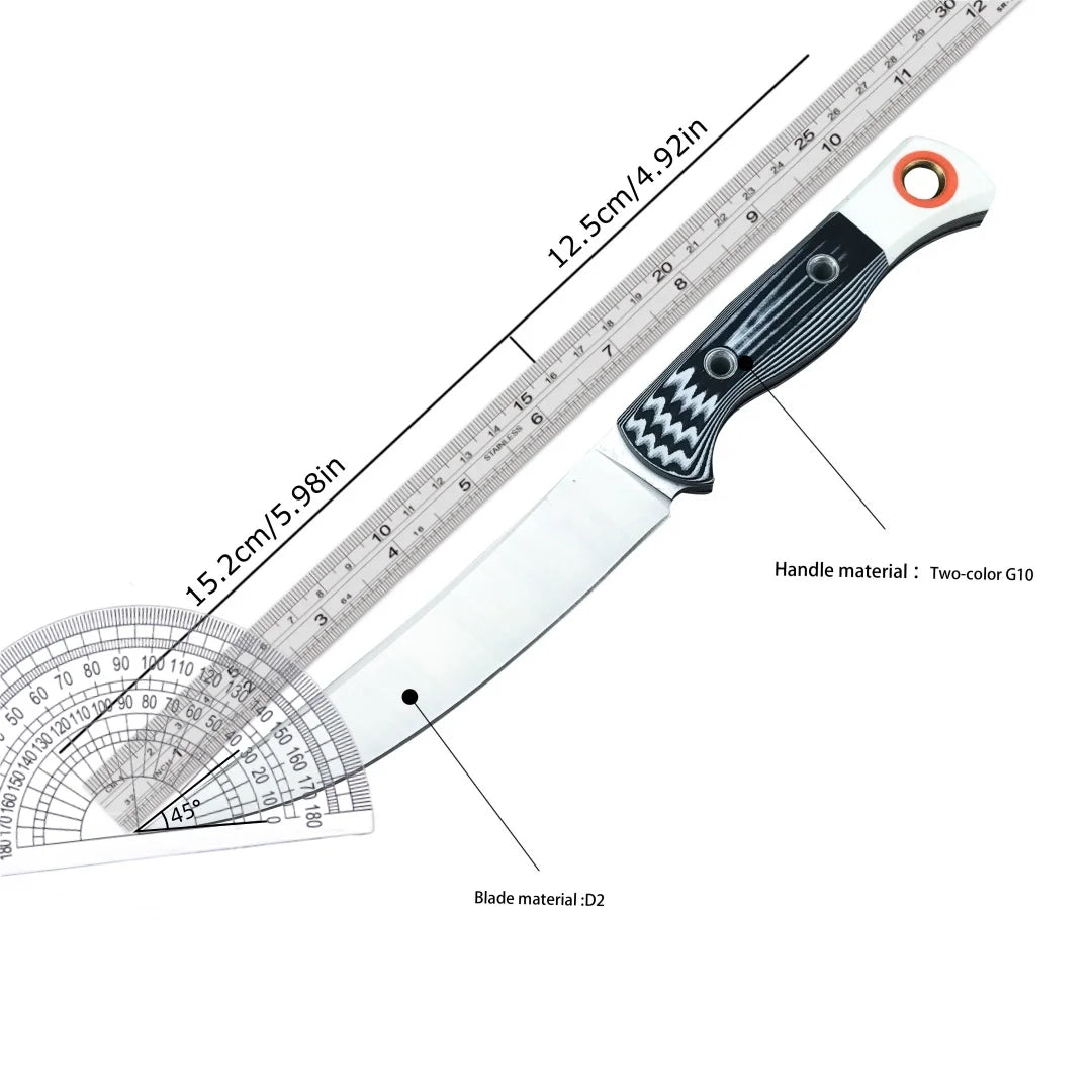 ZM Outdoors G10 Grip Stainless Steel Folding Knife For Camping