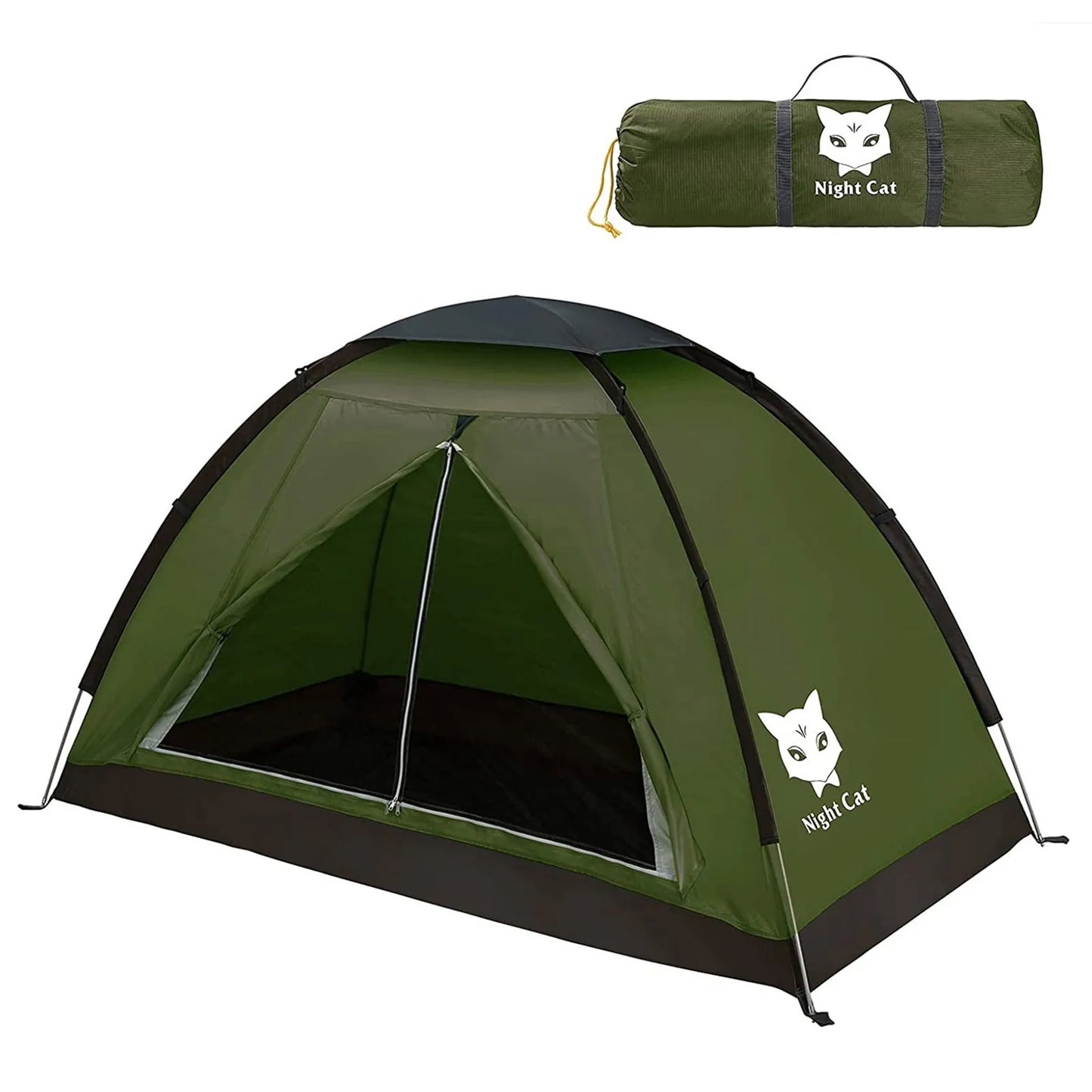 Night Cat Lightweight Waterproof Two Person Camping Tent