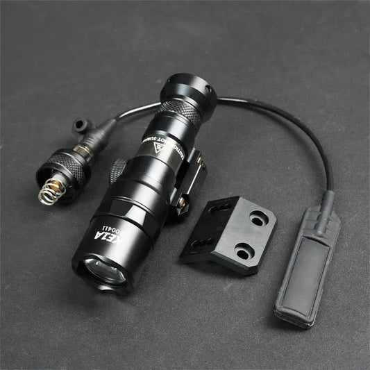 Tactical M300 M600 Rail Mount LED Flashlight for Airsoft Hunting