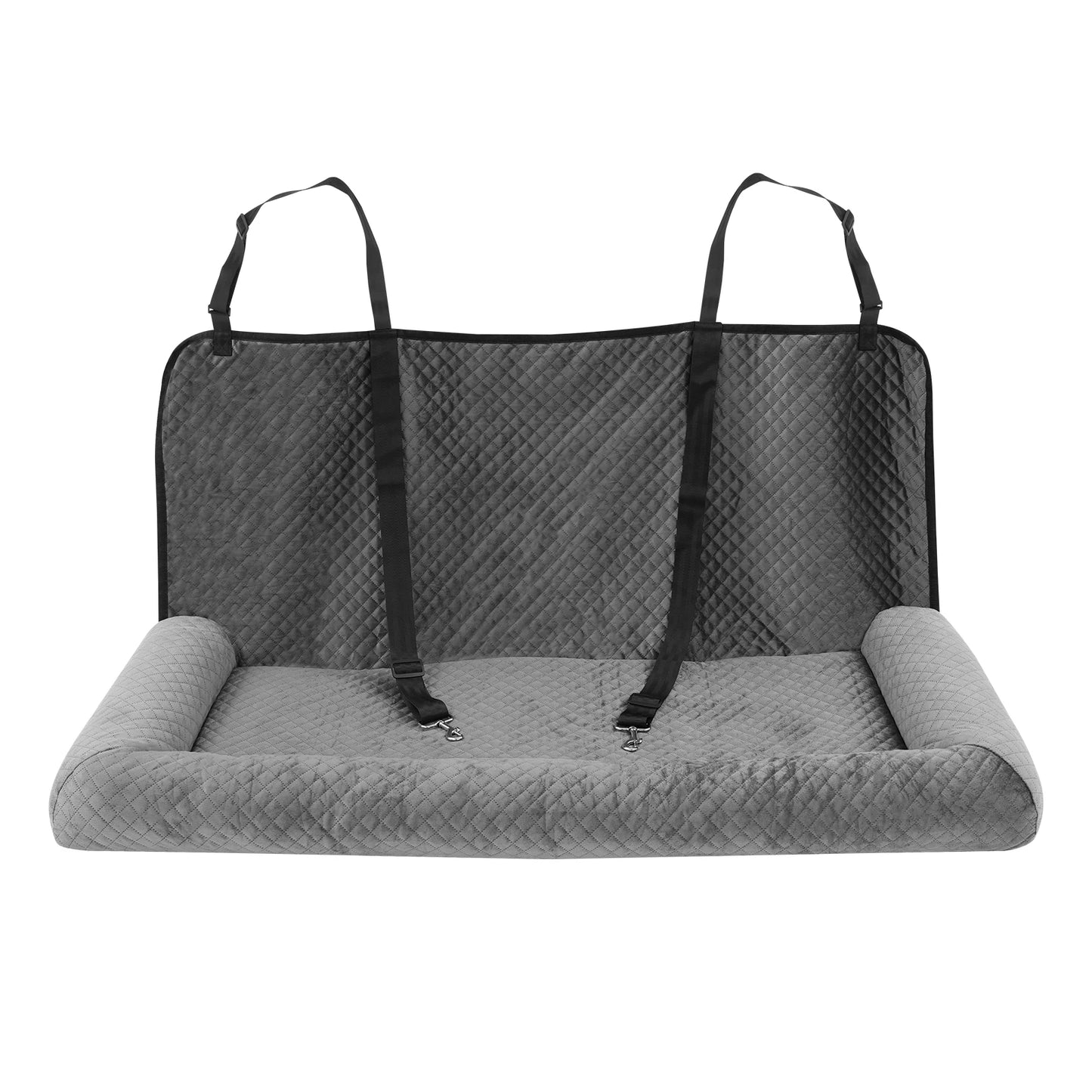 Bymaocar Comfortable Dog Car Seat With Safety Tethers And Buckles