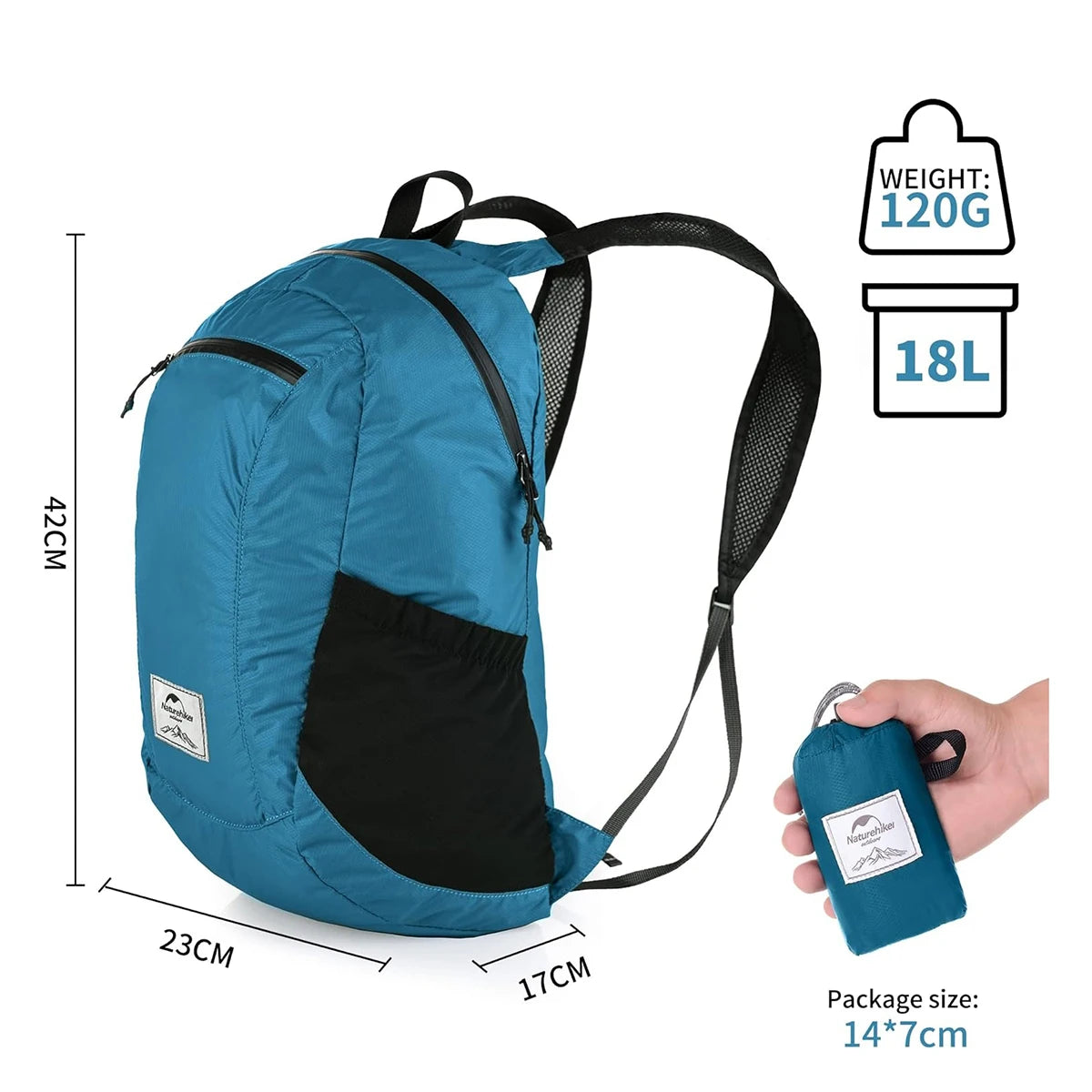Naturehike Lightweight Waterproof Hiking Backpack For Daily Trekking