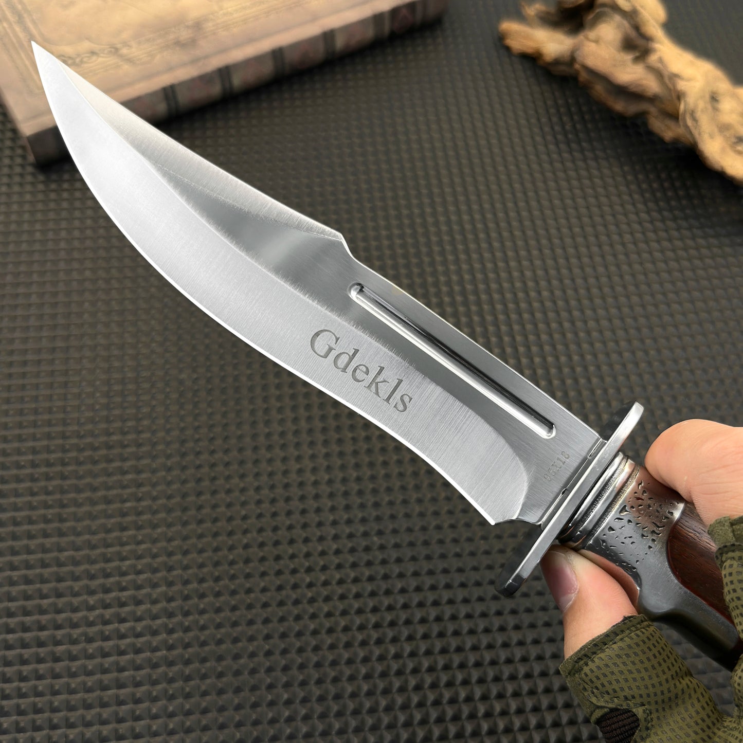 Gdekls Stainless Steel Multi Tool Knife With Wooden Handle