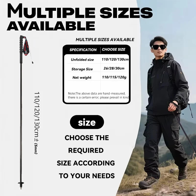 OKHEALING Carbon Fiber Trekking Poles Ultra Lightweight Outdoor Gear