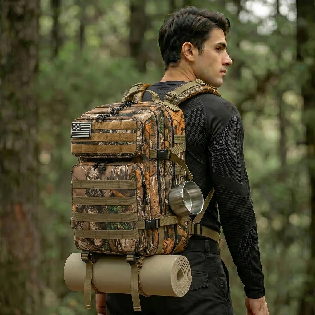 ReFire Gear Tactical Hunting Backpack Featuring Molle Storage And Durability