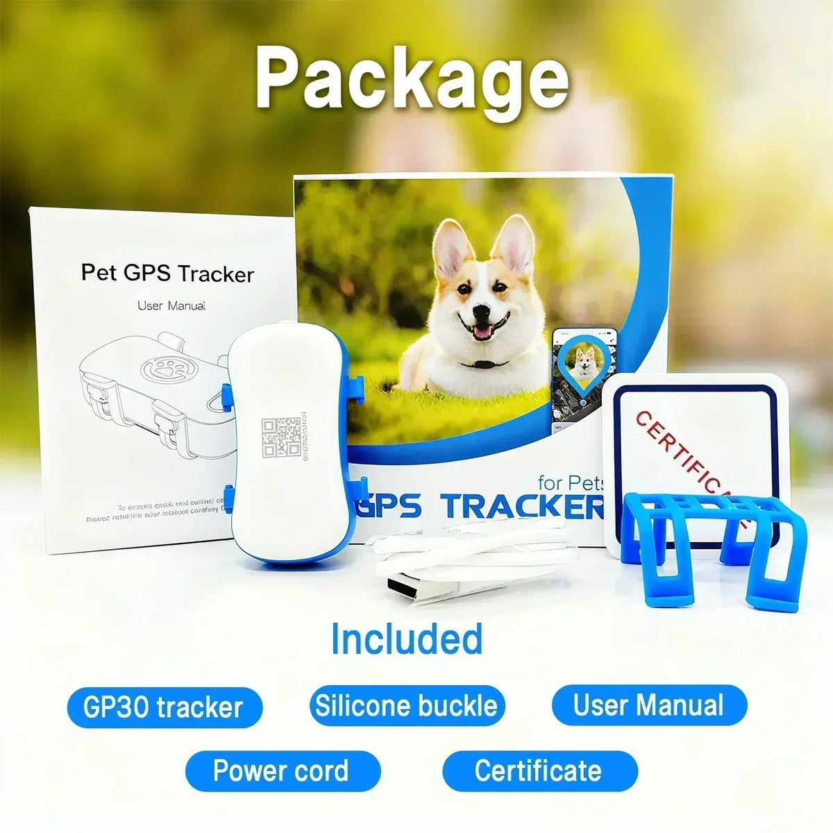 Wanwaytech 4G GPS Pet Tracker Real Time Tracking Waterproof Device