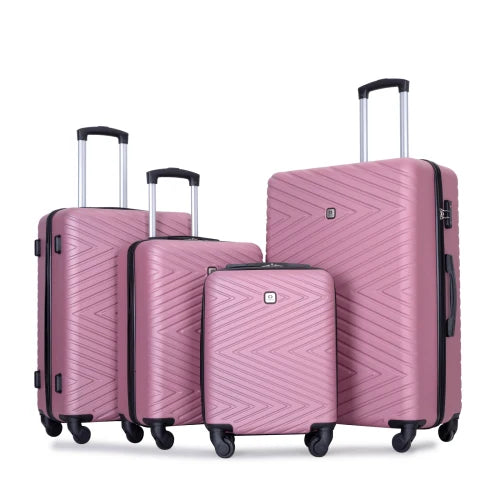 Travelhouse ABS Luggage Set With Spinner Wheels And TSA Lock