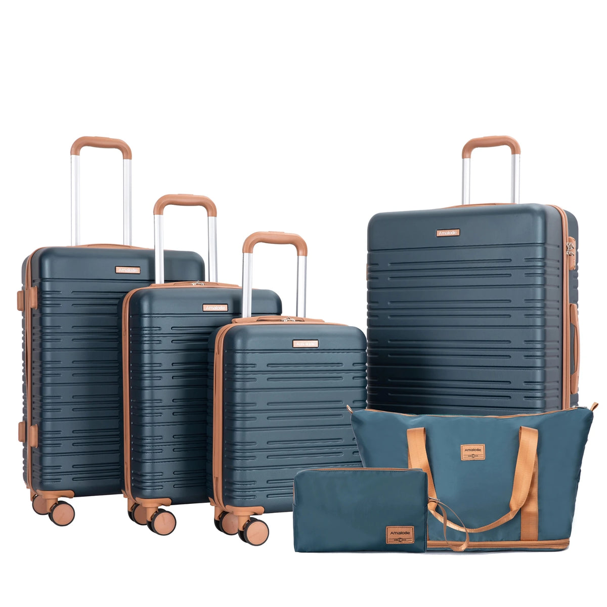 TRIPCOMP Hardcase Luggage Set With Spinner Wheels And TSA Lock