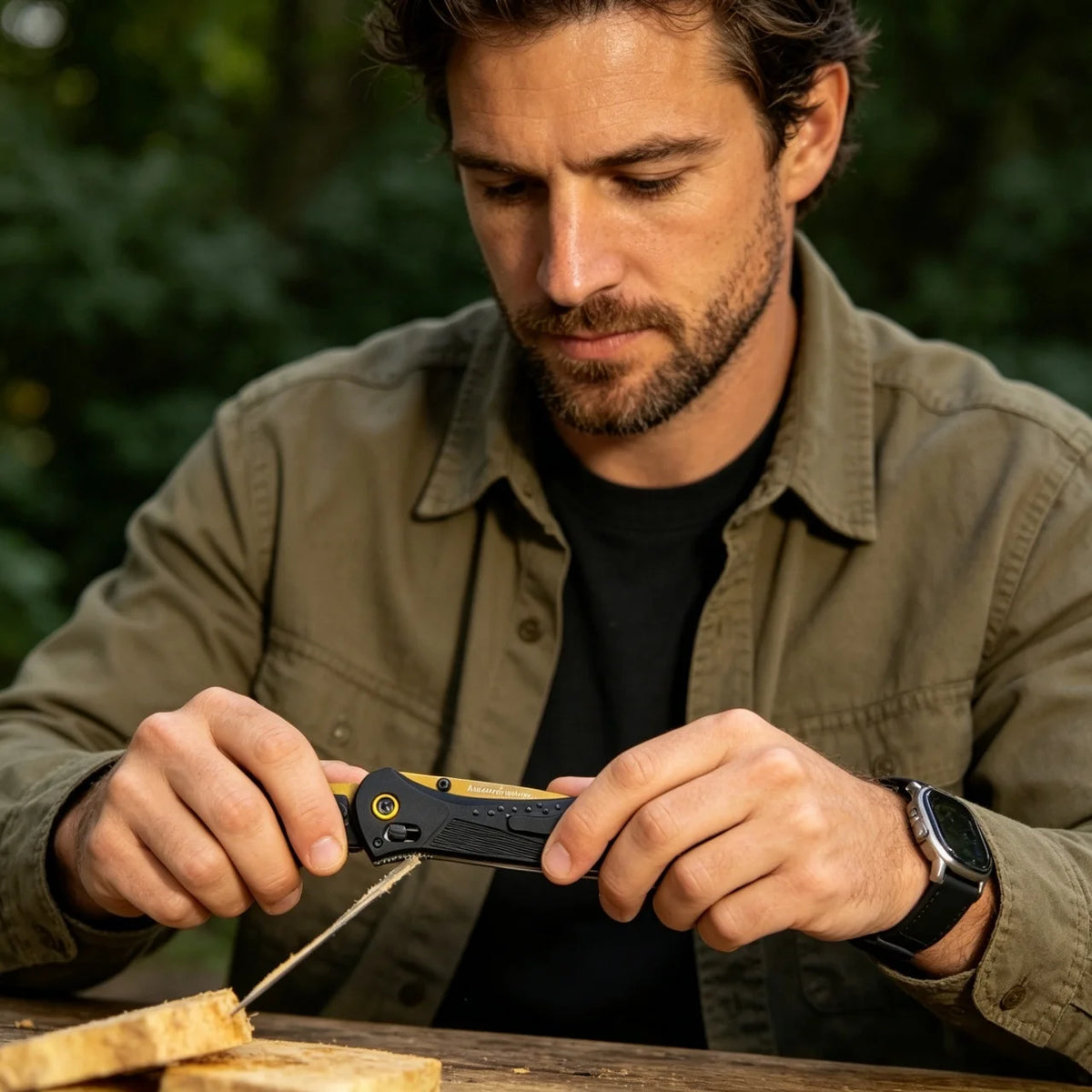 HX Outdoors 9Cr18MoV Blade Folding Pocket Knife With Axis Lock