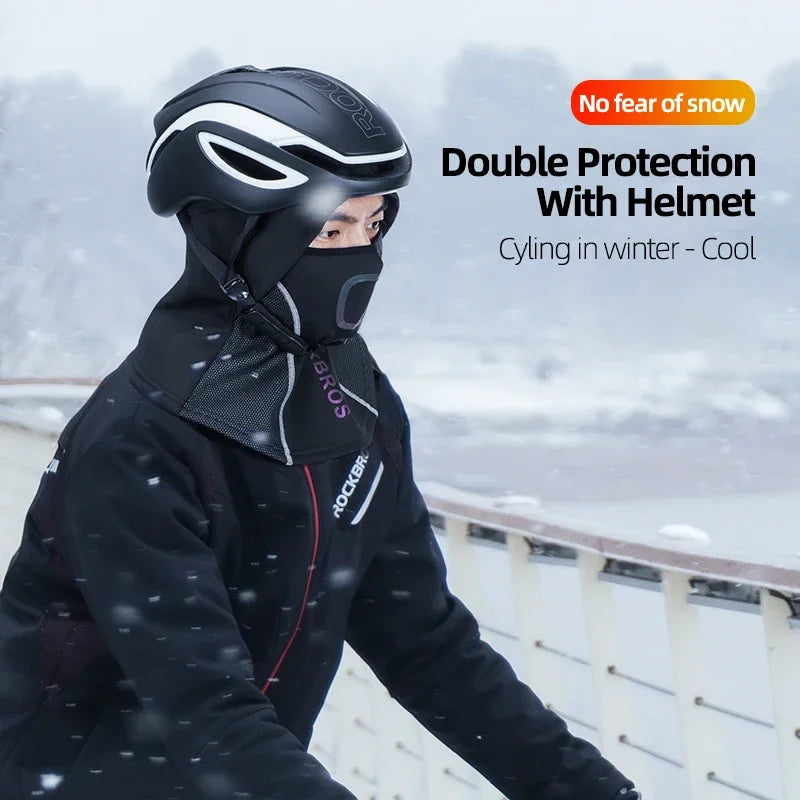 Rockbros Winter Thermal Balaclava Scarf For Cycling And Skiing