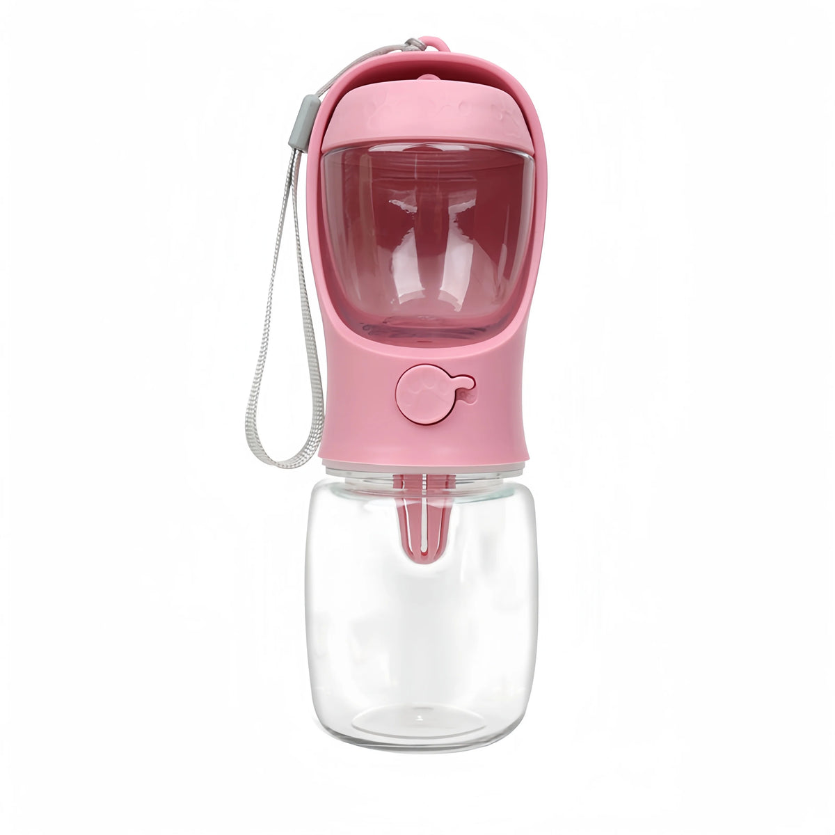 Portable Pet Water Bottle With Food Storage For Outdoor Travel