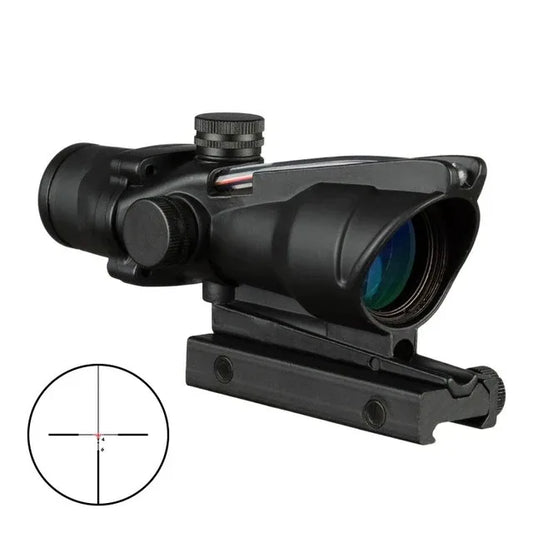Bestsight 4X32 Hunting Rifle Scope With Illuminated Red Dot Reticle