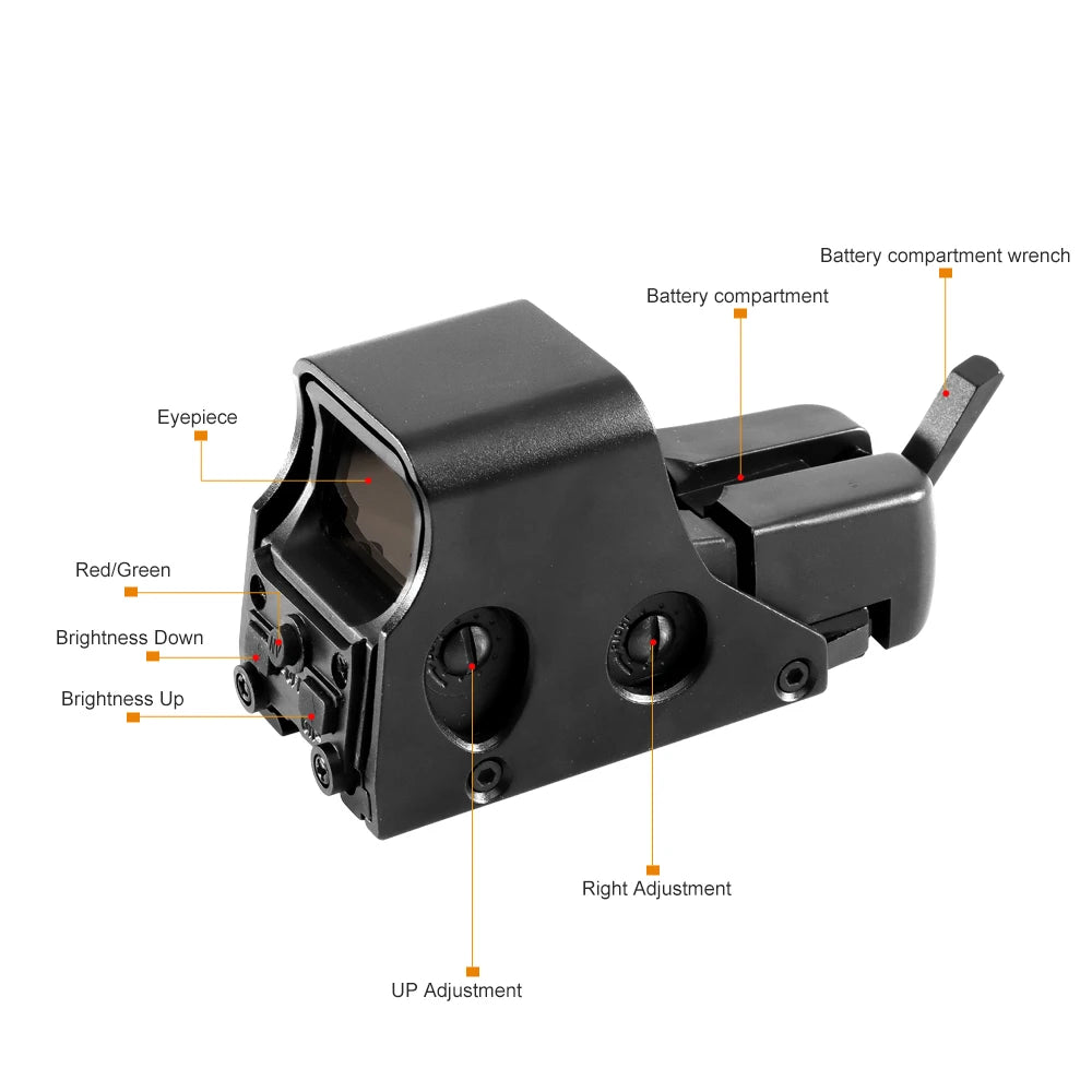 Bestsight Tactical Holographic Reflex Sight Scope For Hunting Rifles