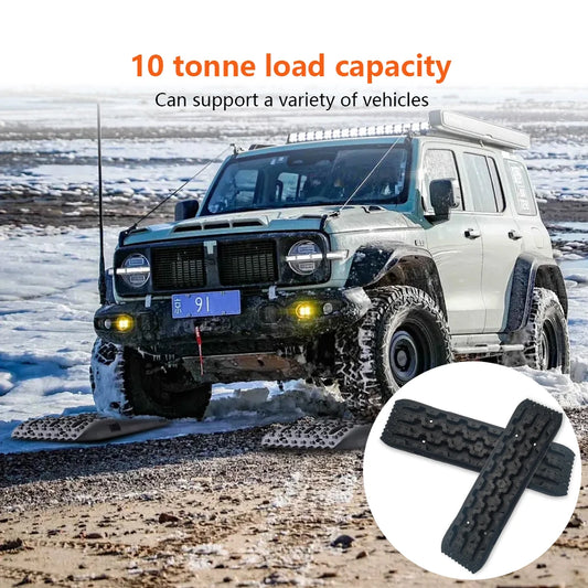 Shunmaii Car Traction Boards Emergency Anti Skid Mud Snow Mats