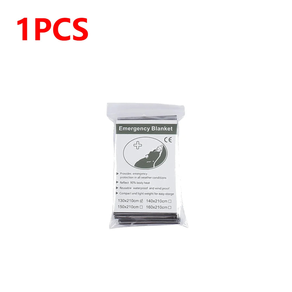 Emergency Mylar Thermal Blanket For Camping And Hiking Survival