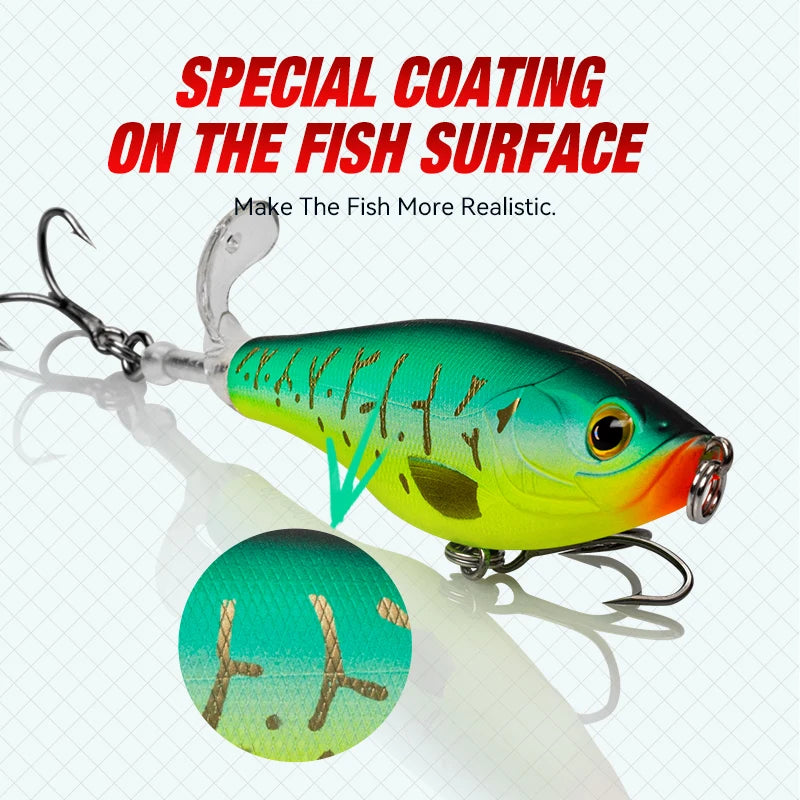 Kingdom Topwater Artificial Lures For Bass Trout And Pike