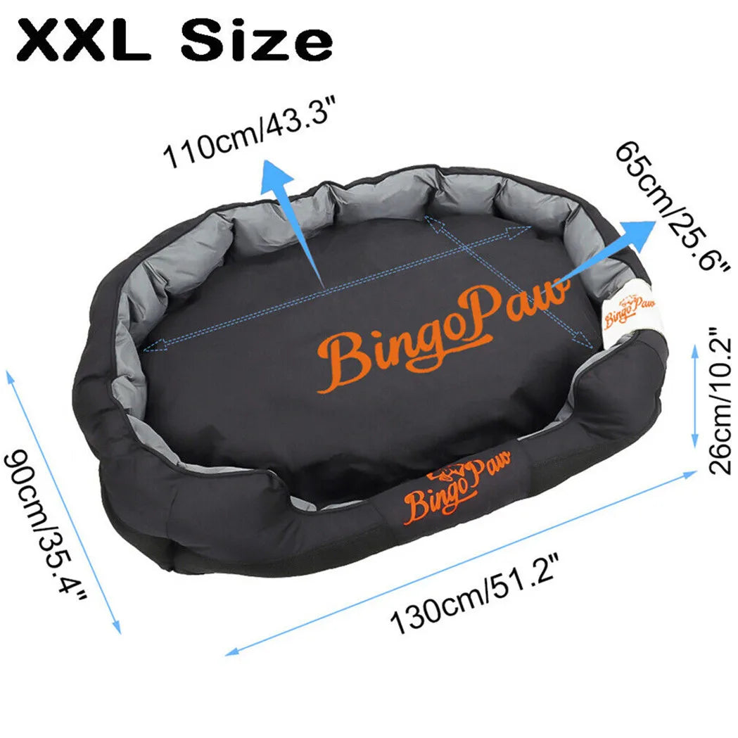 Borwart Orthopedic Waterproof Dog Bed With Removable Cushion
