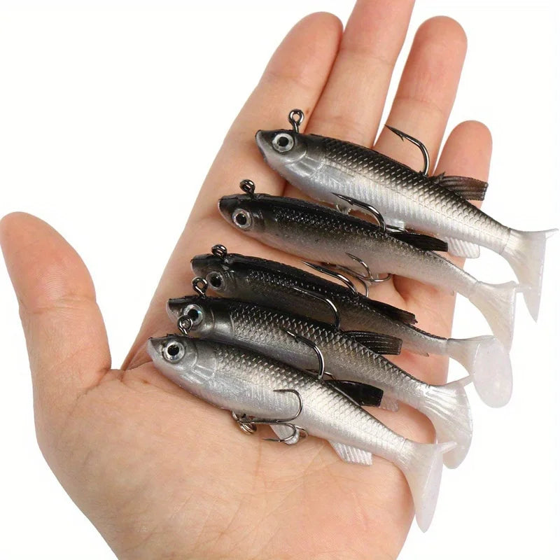 Realistic Soft Bait Sharp Hook Freshwater Saltwater Fishing