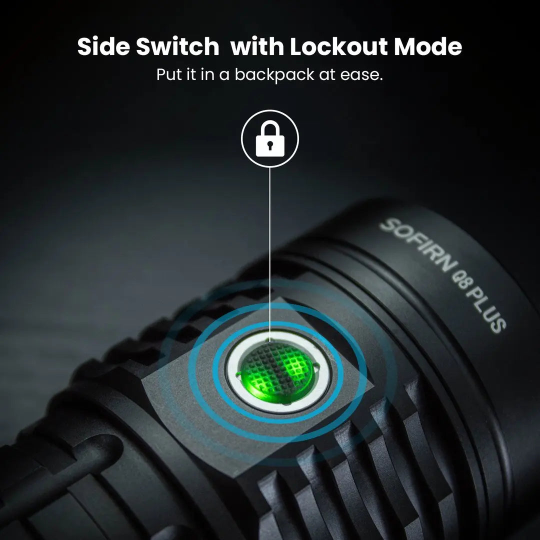 Sofirn Q8 Plus Led Flashlight 16000 Lumens Rechargeable Tactical Torch