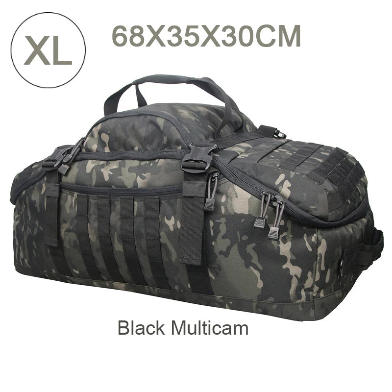 LQARMY Tactical Backpack With Molle Pockets For Travel Hiking