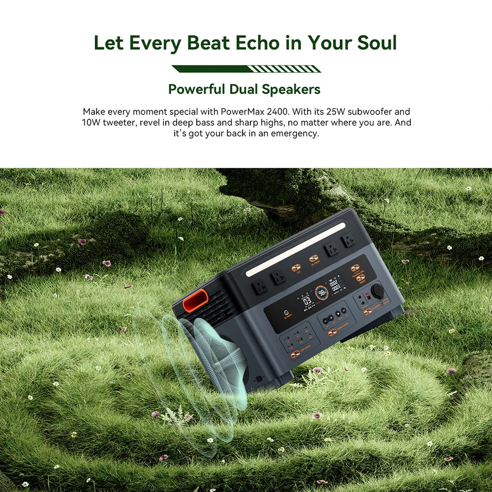 Oscal 2400W LiFePO4 Portable Power Station For Home And Camping