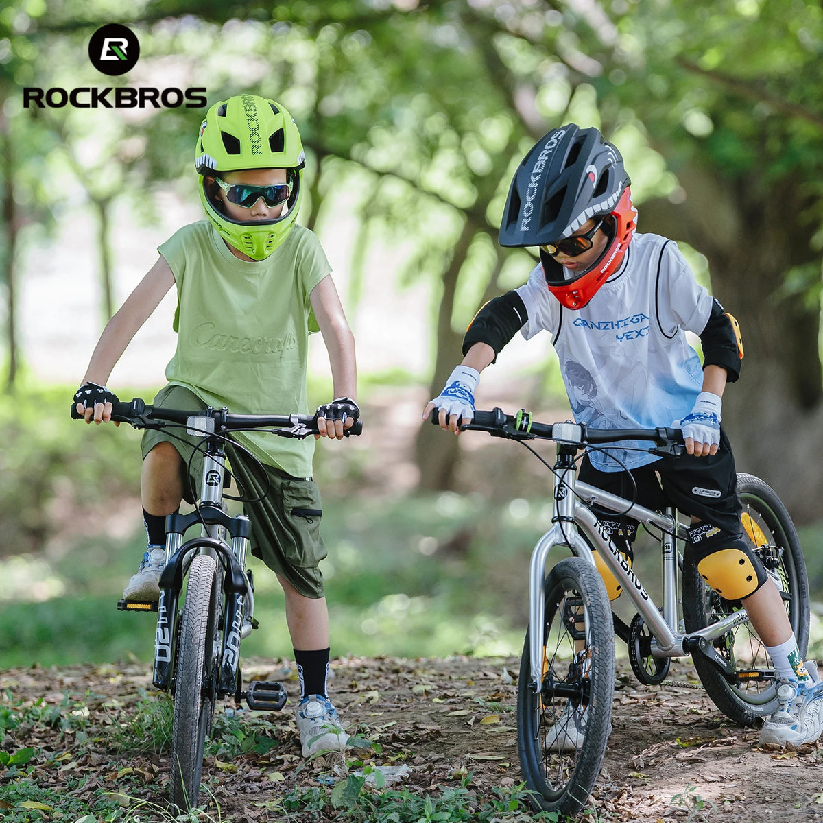ROCKBROS Kids Full Face Cycling Helmet Safety Protection