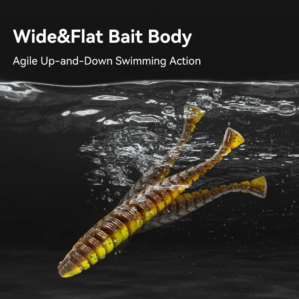 Kingdom Scented Soft T Tail Vibe Swimbait Fishing Lure