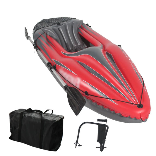 HHSJZWCY Inflatable Fishing Kayak Canoe With Accessories