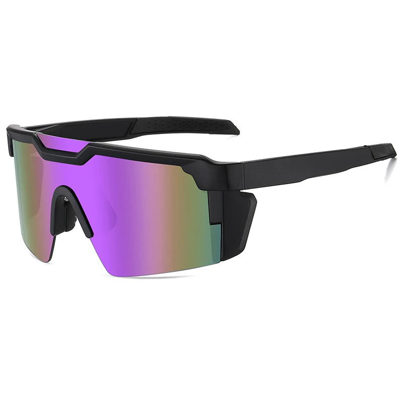 Unisex UV400 Outdoor Sports Cycling Sunglasses With Protective Plastic Frames