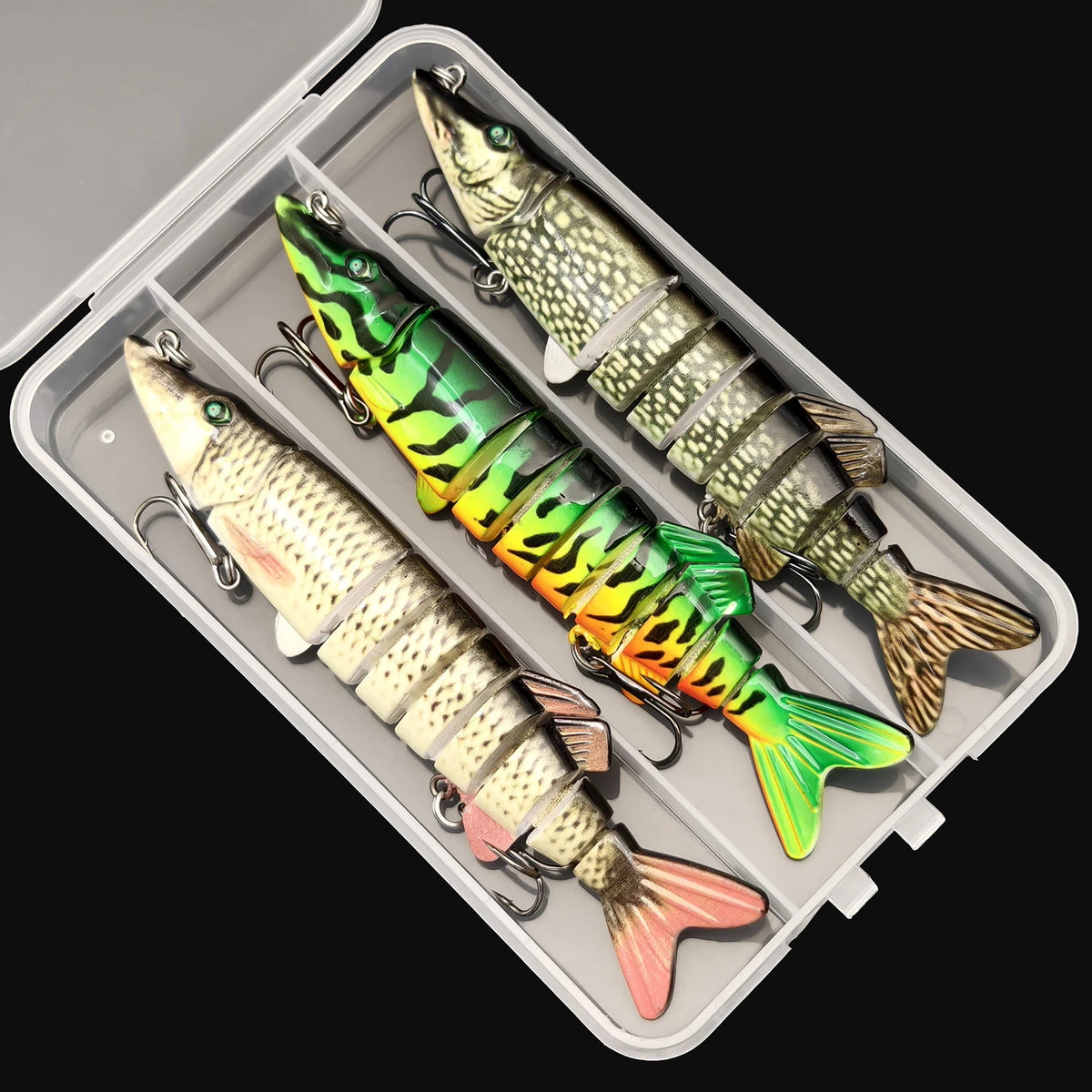 ANFS Multi Jointed Swimbait Fishing Lure for Freshwater and Saltwater