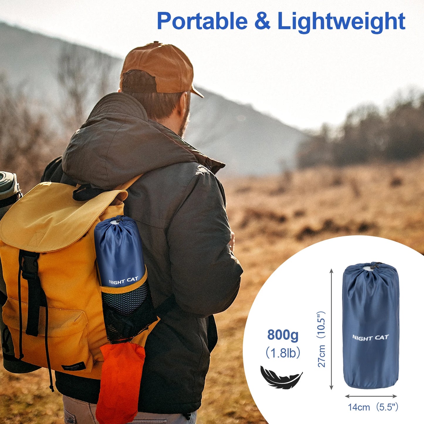 Ultralight Waterproof Camping Air Mattress With Built In Pump