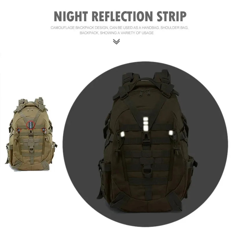 ReFire Gear Tactical Hunting Backpack With Molle System Compression Straps