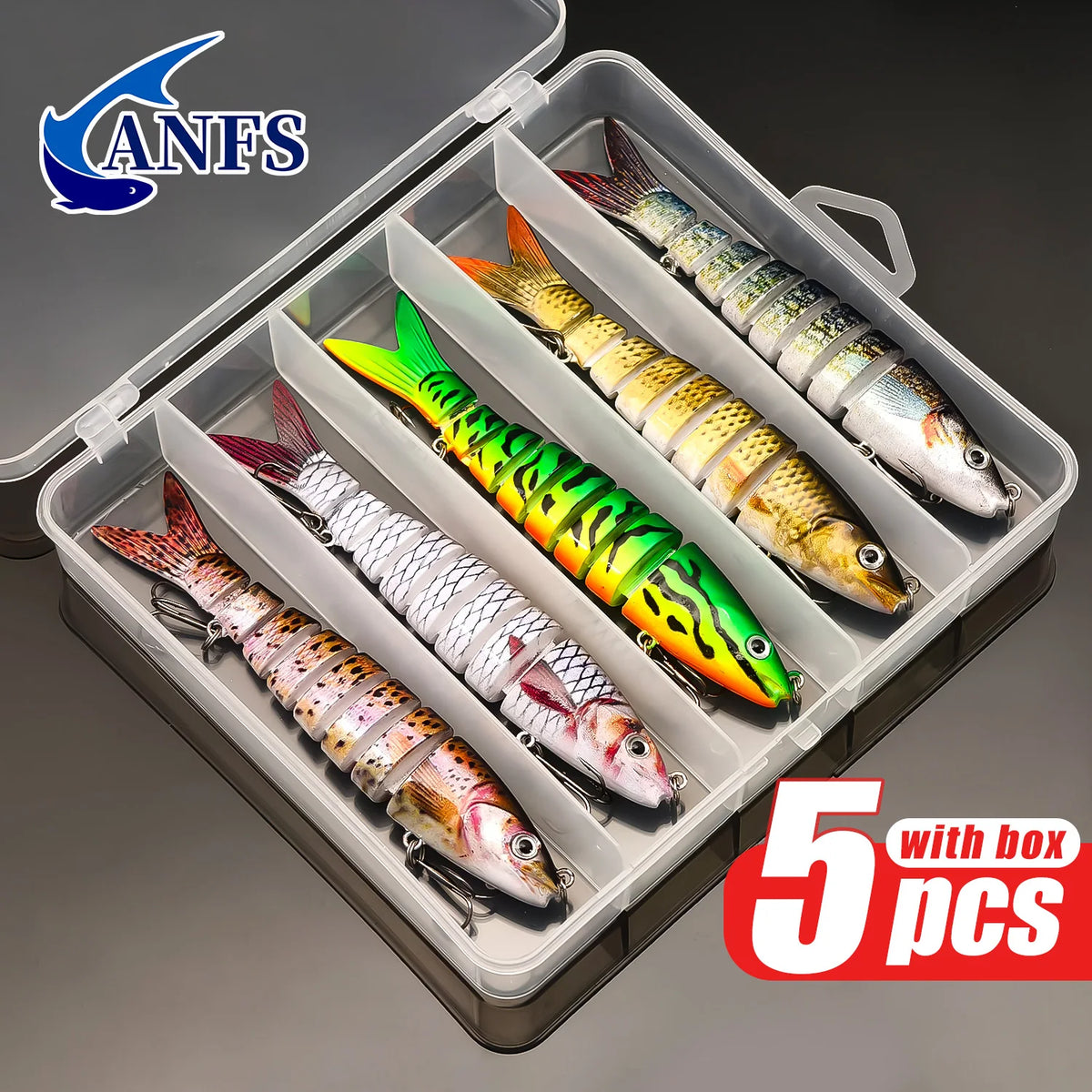ANFS Jointed Sinking Swimbait Fishing Lures for Realistic Action