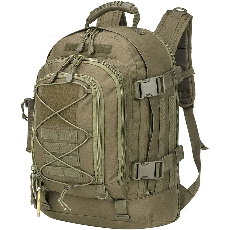 LQARMY Military Tactical Backpack Molle Assault Rucksack For Hiking