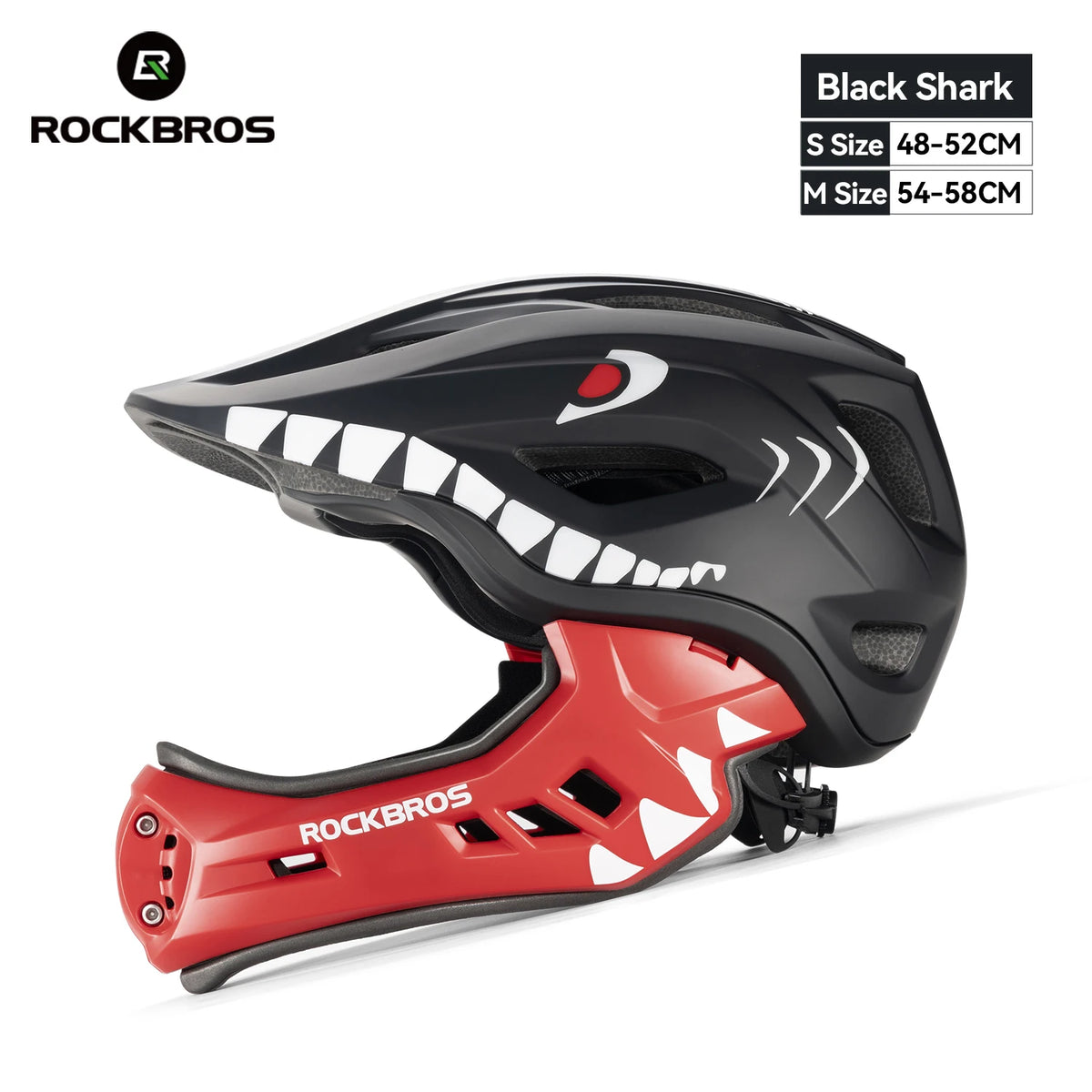 ROCKBROS Kids Full Face Cycling Helmet Safety Protection