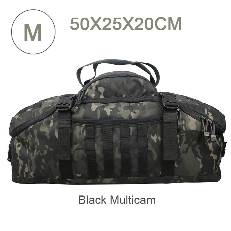 LQARMY Tactical Backpack With Molle Pockets For Travel Hiking