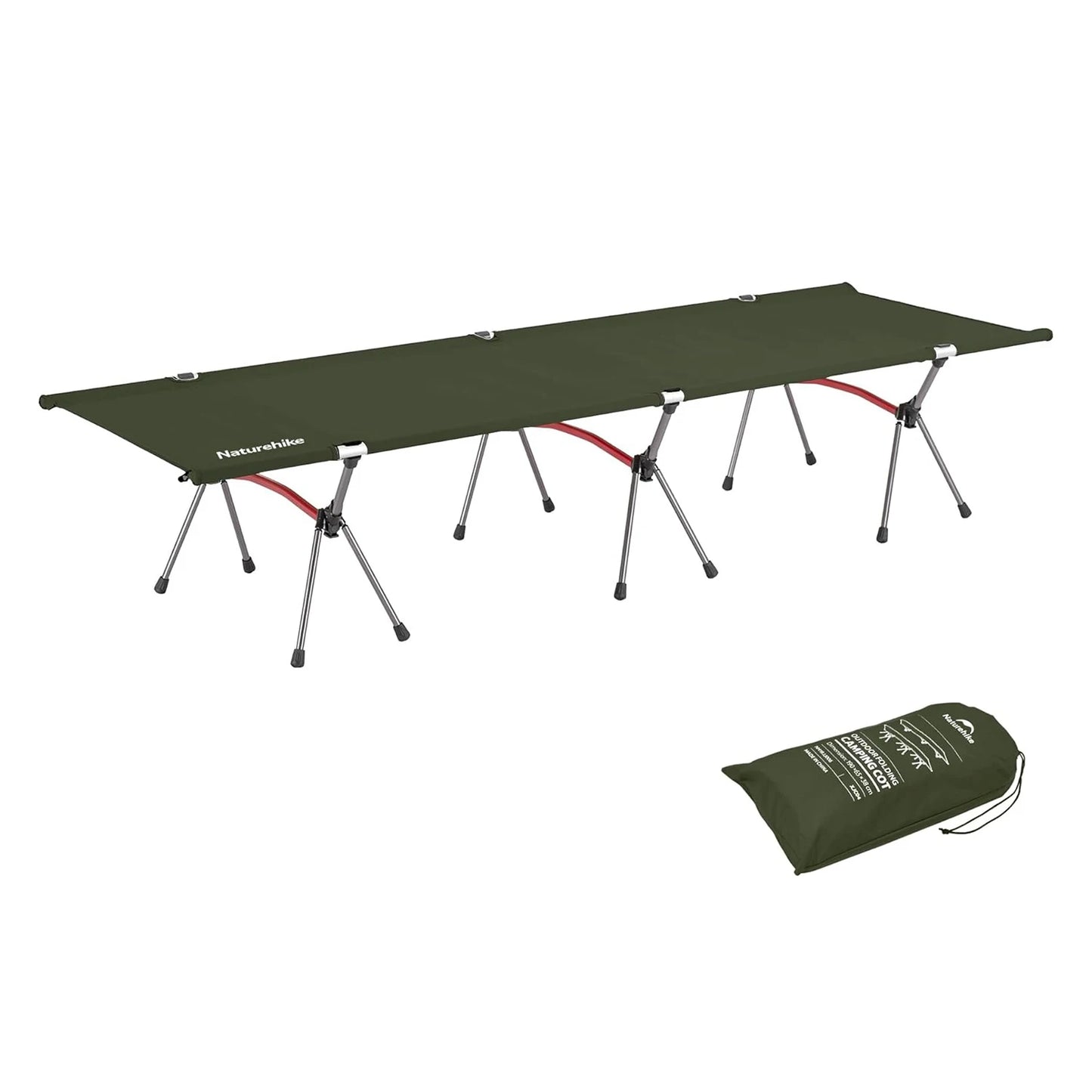 Naturehike Height Adjustable Ultralight Folding Camping Cot