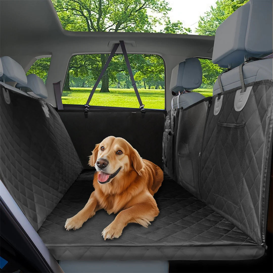 BINGOPAW Waterproof Dog Car Seat Cover Extender Travel Hammock