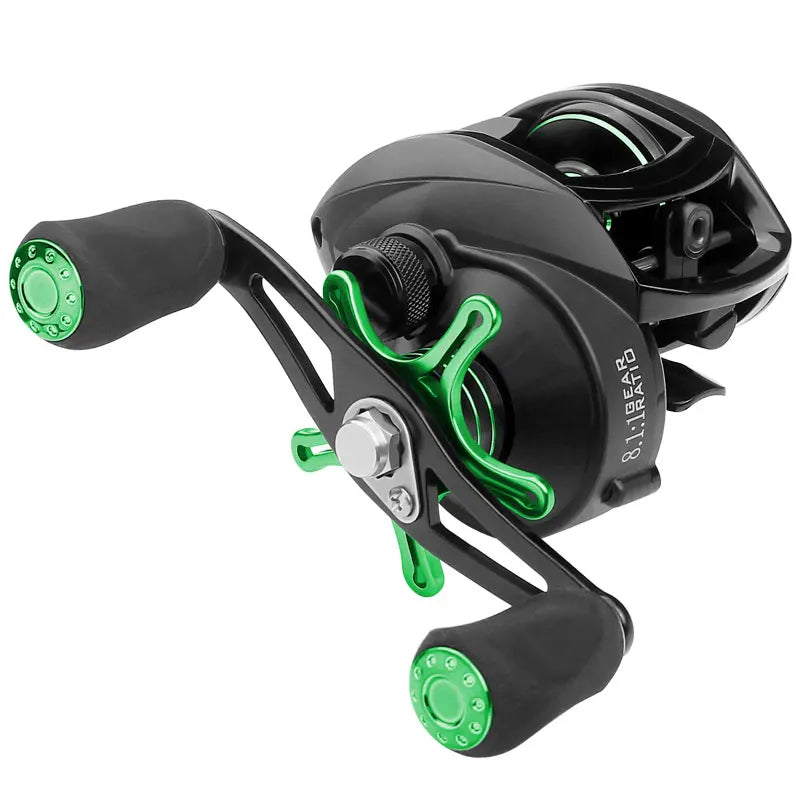 LINNHUE Baitcasting Reel With 8.1:1 Gear Ratio and Smooth Bearings