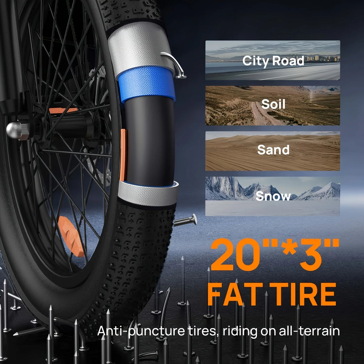 Urlife E20 1000W Electric Bike Features Removable Lithium Battery