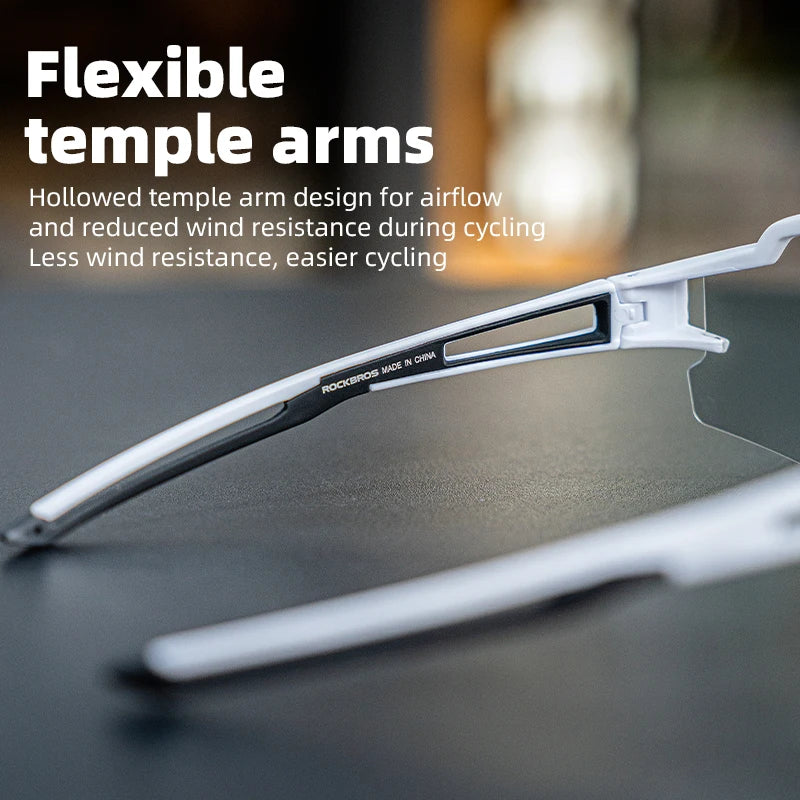 Rockbros Photochromic Polarized Cycling Sunglasses With UV400 Protection