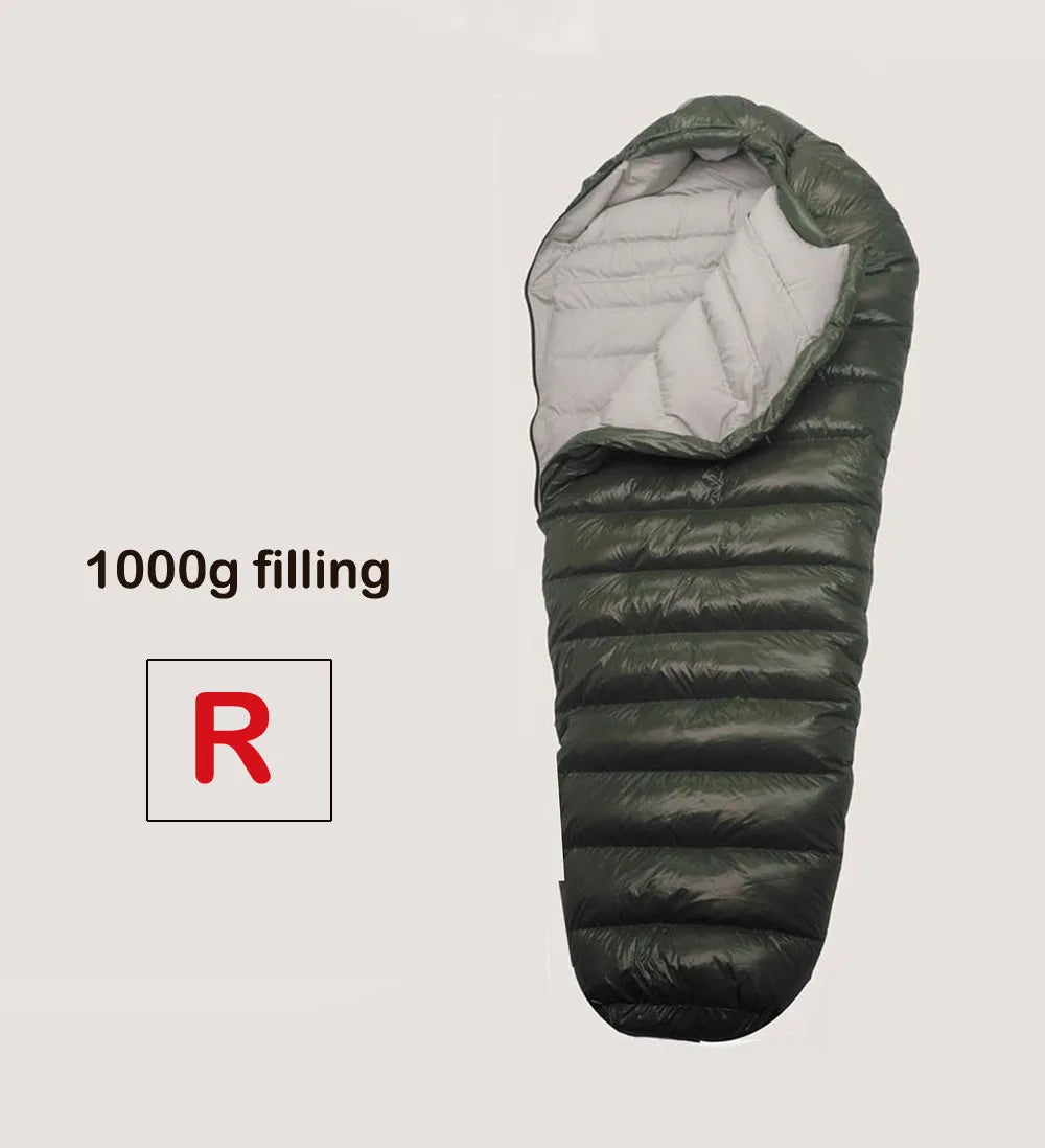 Kamperbox Warm Down Sleeping Bag For Winter Camping Adventures
