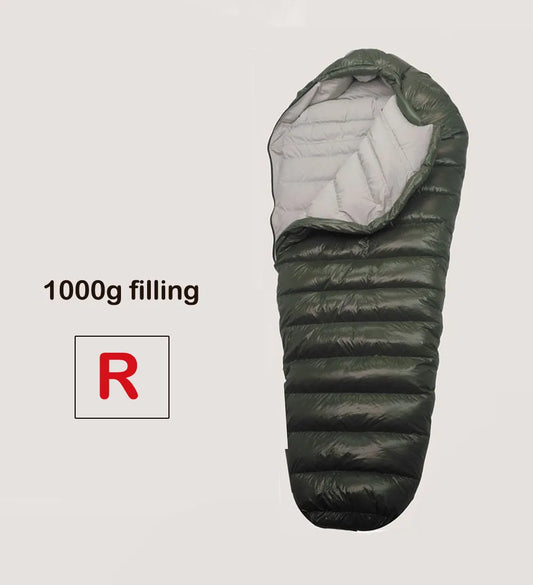Kamperbox Warm Down Sleeping Bag For Winter Camping Adventures